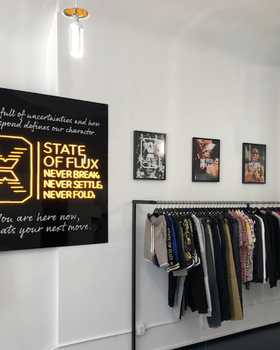 An inside image of State of Flux store