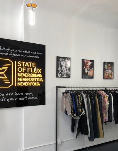 An inside image of State of Flux store