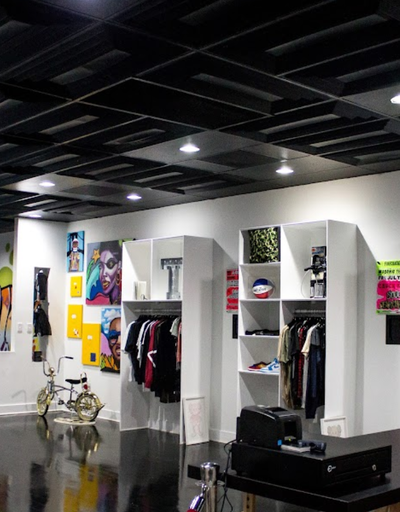 An inside image of The Museum Clothing DC store