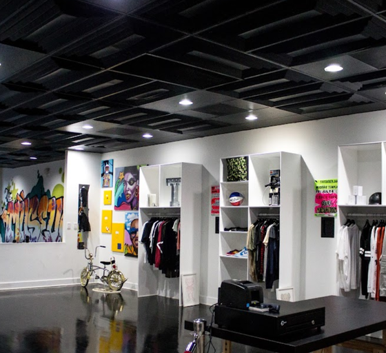 An inside image of The Museum Clothing DC store