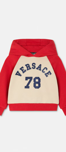 An image of Versace Baby logo baby hoodie