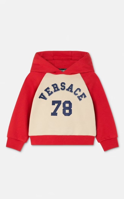 An image of Versace Baby logo baby hoodie