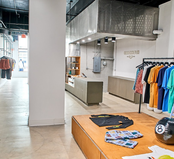 An inside image of Commonwealth DC store