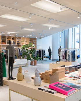 An inside image of L'Exception store