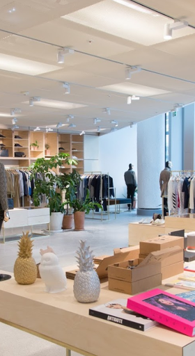 An inside image of L'Exception store