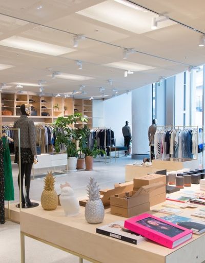 An inside image of L'Exception store