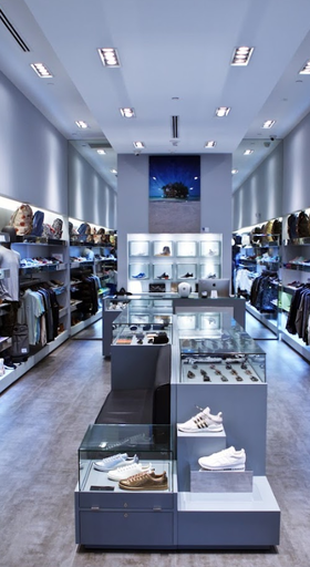 An inside image of Addict store