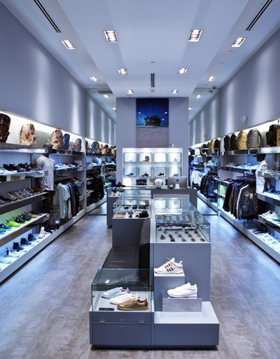 An inside image of Addict store