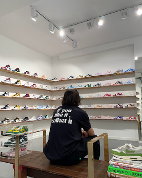 An inside image of Collect store