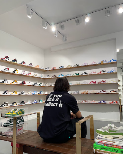 An inside image of Collect store