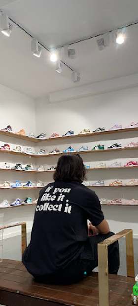 An inside image of Collect store