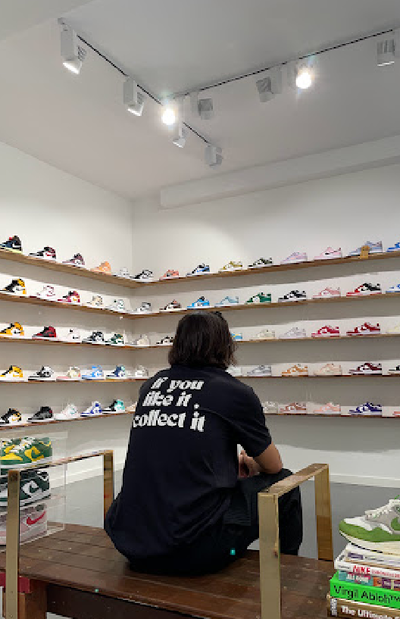 An inside image of Collect store