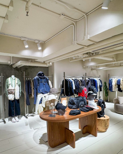 An inside image of D-mop store