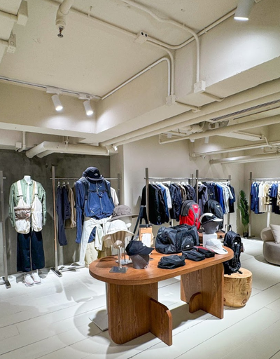 An inside image of D-mop store