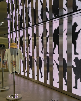 An inside image of Aape BY A BATHING APE store
