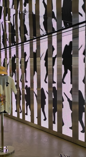 An inside image of Aape BY A BATHING APE store