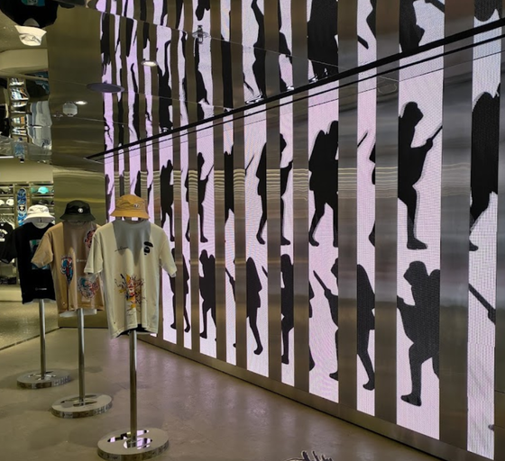 An inside image of Aape BY A BATHING APE store