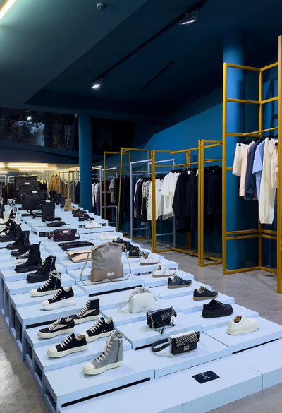 An inside image of Wrong Weather store