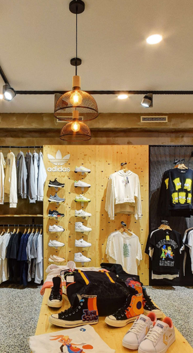An inside image of The Streets store