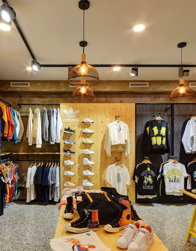An inside image of The Streets store