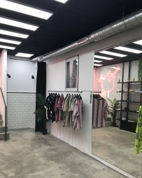 An inside image of Polemo Shop store