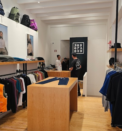 An inside image of Son of a Gun Porto store