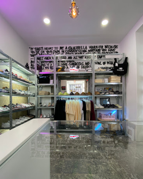 An inside image of Komum store