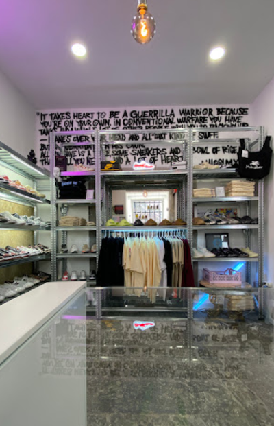 An inside image of Komum store