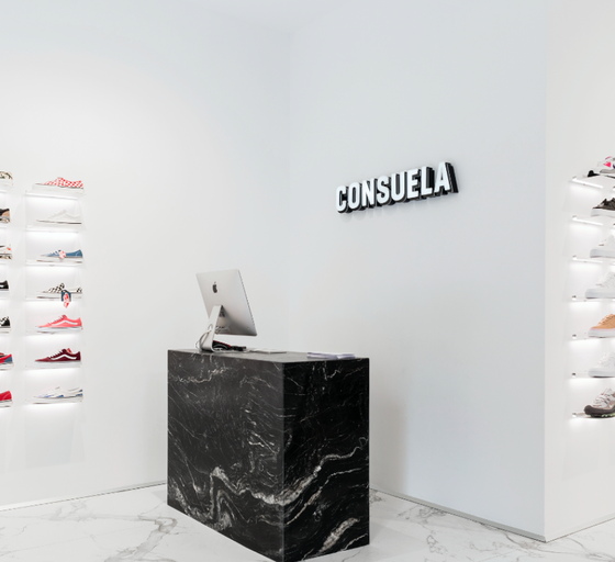 An inside image of Consuela Store store
