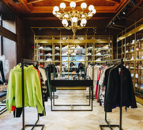 An inside image of Footshop store