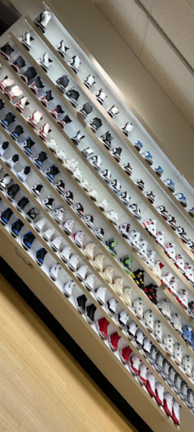An inside image of Impossible Kicks Las Vegas store