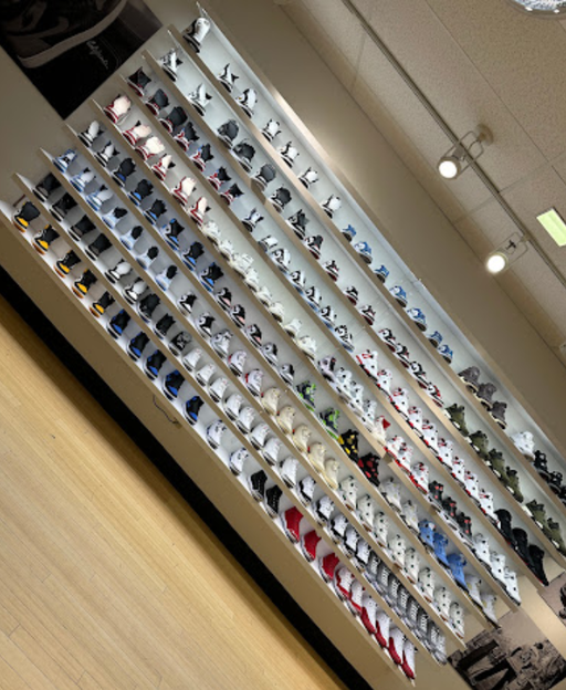 An inside image of Impossible Kicks Las Vegas store