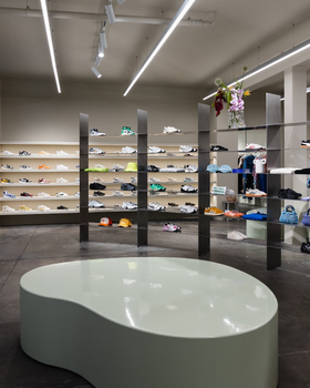 An inside image of Naked Copenhagen store