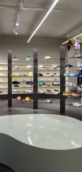 An inside image of Naked Copenhagen store