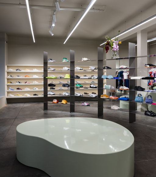 An inside image of Naked Copenhagen store