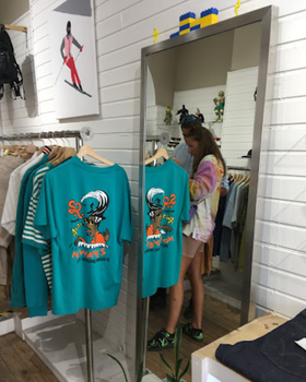 An inside image of Sky Walker store