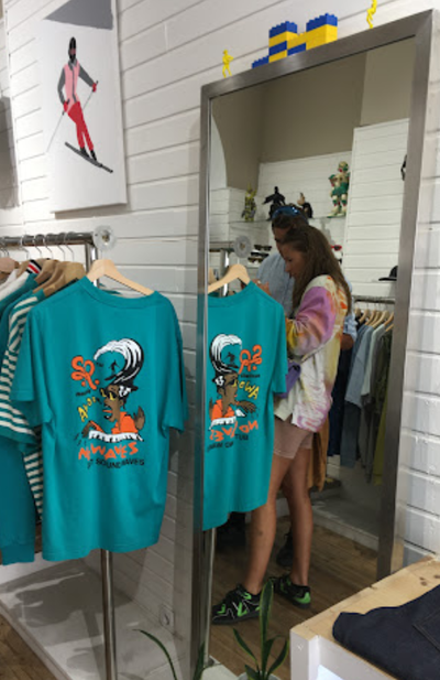 An inside image of Sky Walker store