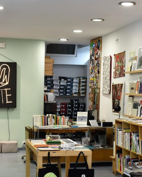 An inside image of Kate Skateshop store