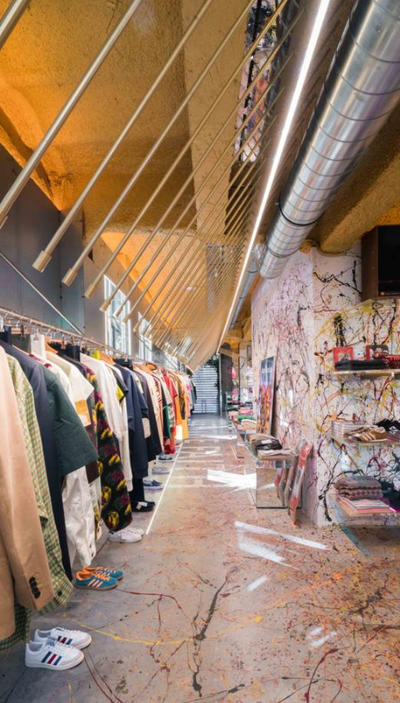 An inside image of Mini Shop Madrid store