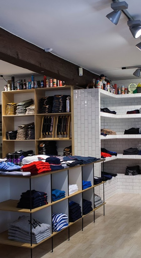An inside image of Le Fix store