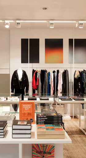 An inside image of Storm Copenhagen store