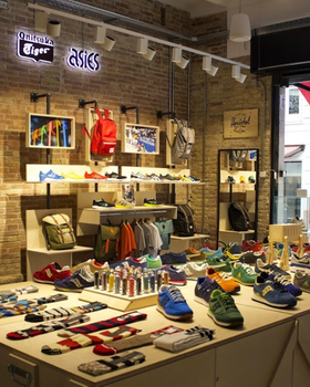 An inside image of Alpaso sneakers store