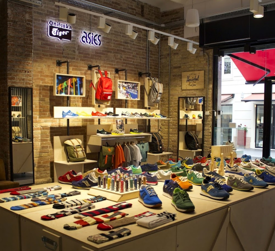 An inside image of Alpaso sneakers store