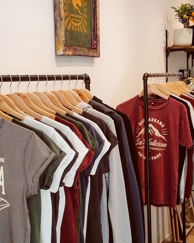 An inside image of ROPEGUN Mountains Streetwear store