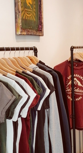 An inside image of ROPEGUN Mountains Streetwear store
