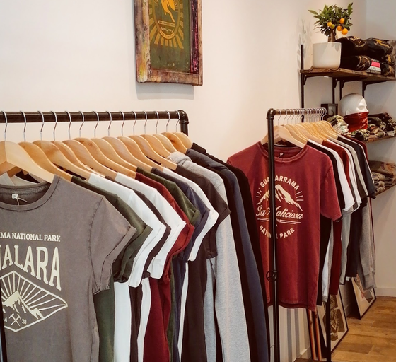 An inside image of ROPEGUN Mountains Streetwear store