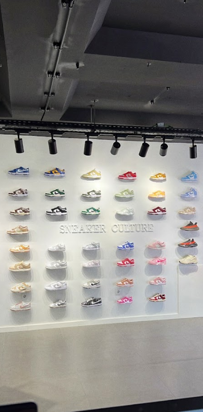An inside image of Sneaker Culture store