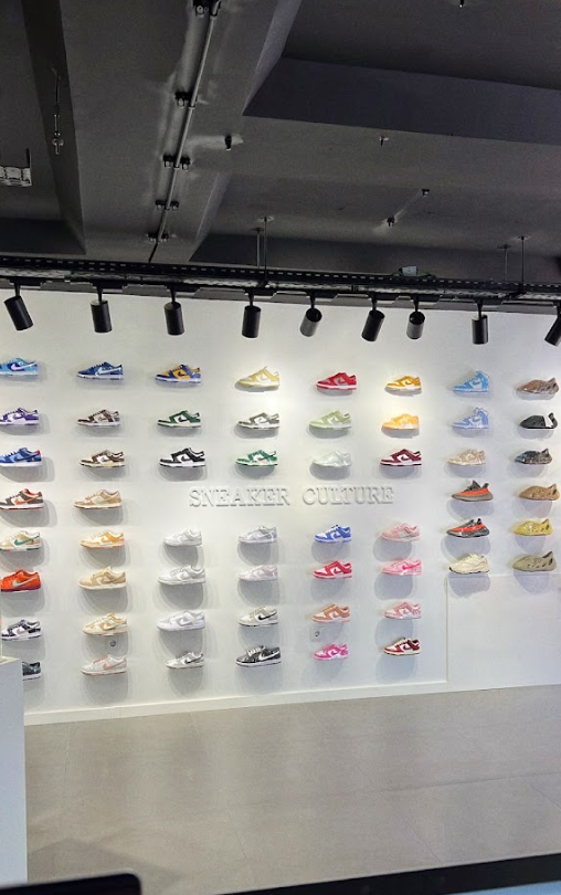 An inside image of Sneaker Culture store