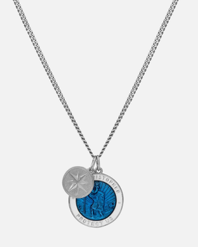 An image of Miansai saint christopher surf necklace