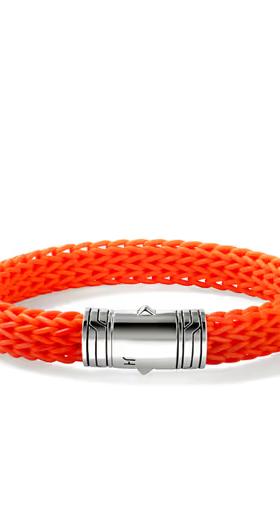 An image of John Hardy orange pusher clasp bracelet